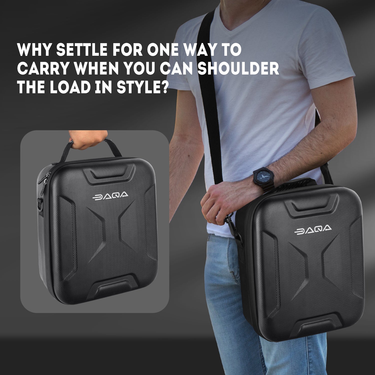 Case for Starlink Mini – Waterproof, Shockproof EVA Starlink Case Shoulder Star link Bag with Dual Carry Options | Ideal Starlink Mini Accessories