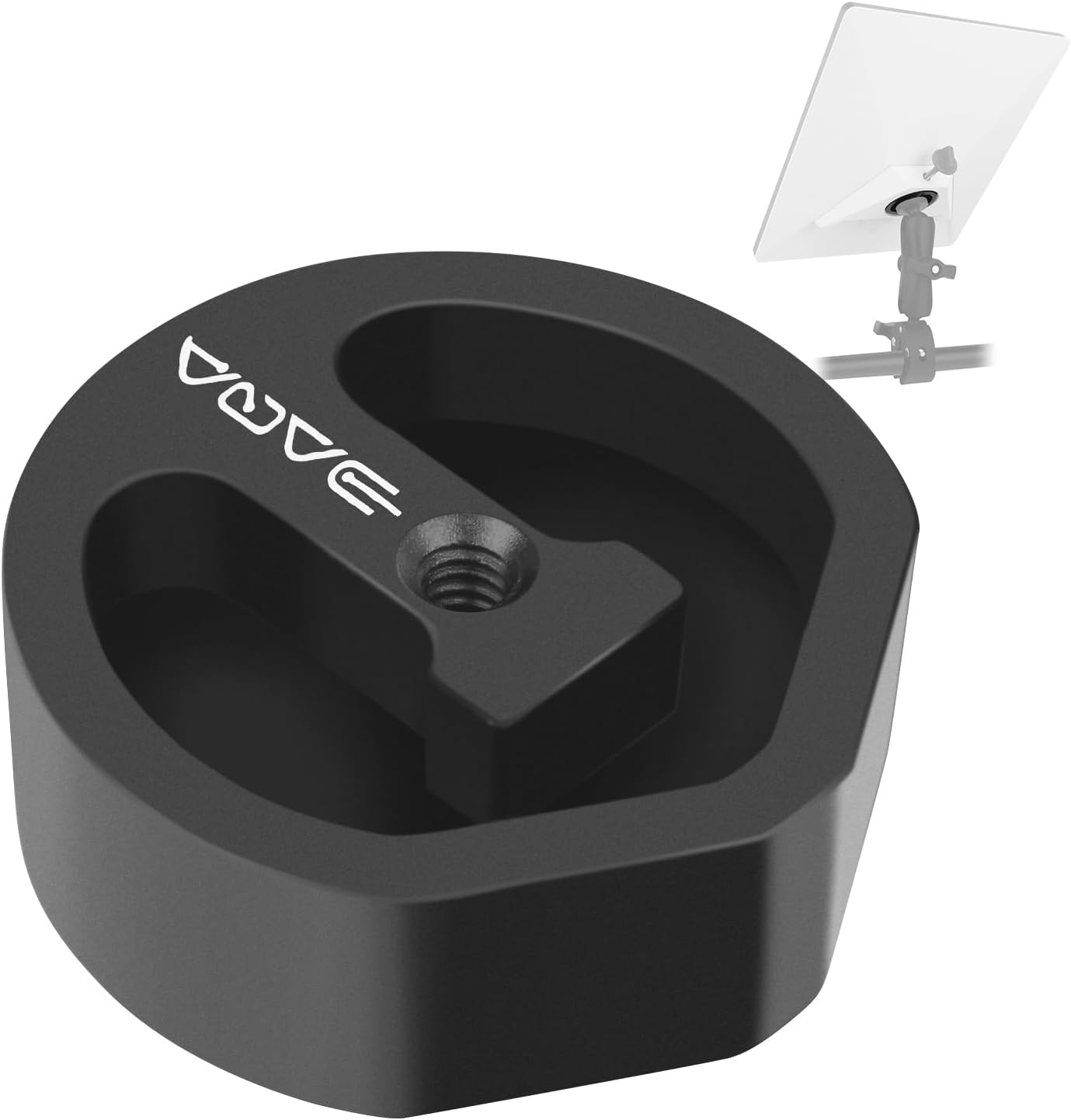 Starlink Mini Tripod Adapter – Universal Mount for 1/4”-20 & 3/8”-16 Tripods, Compatible with Starlink Mini