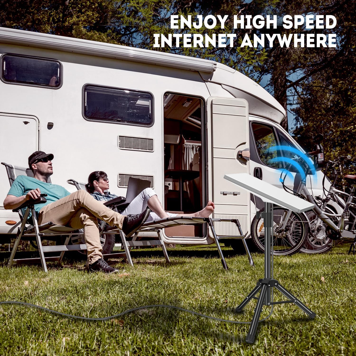 Portable Tripod Stand for Starlink Mini – Fits Mini Mount Kit, Includes Carry Bag