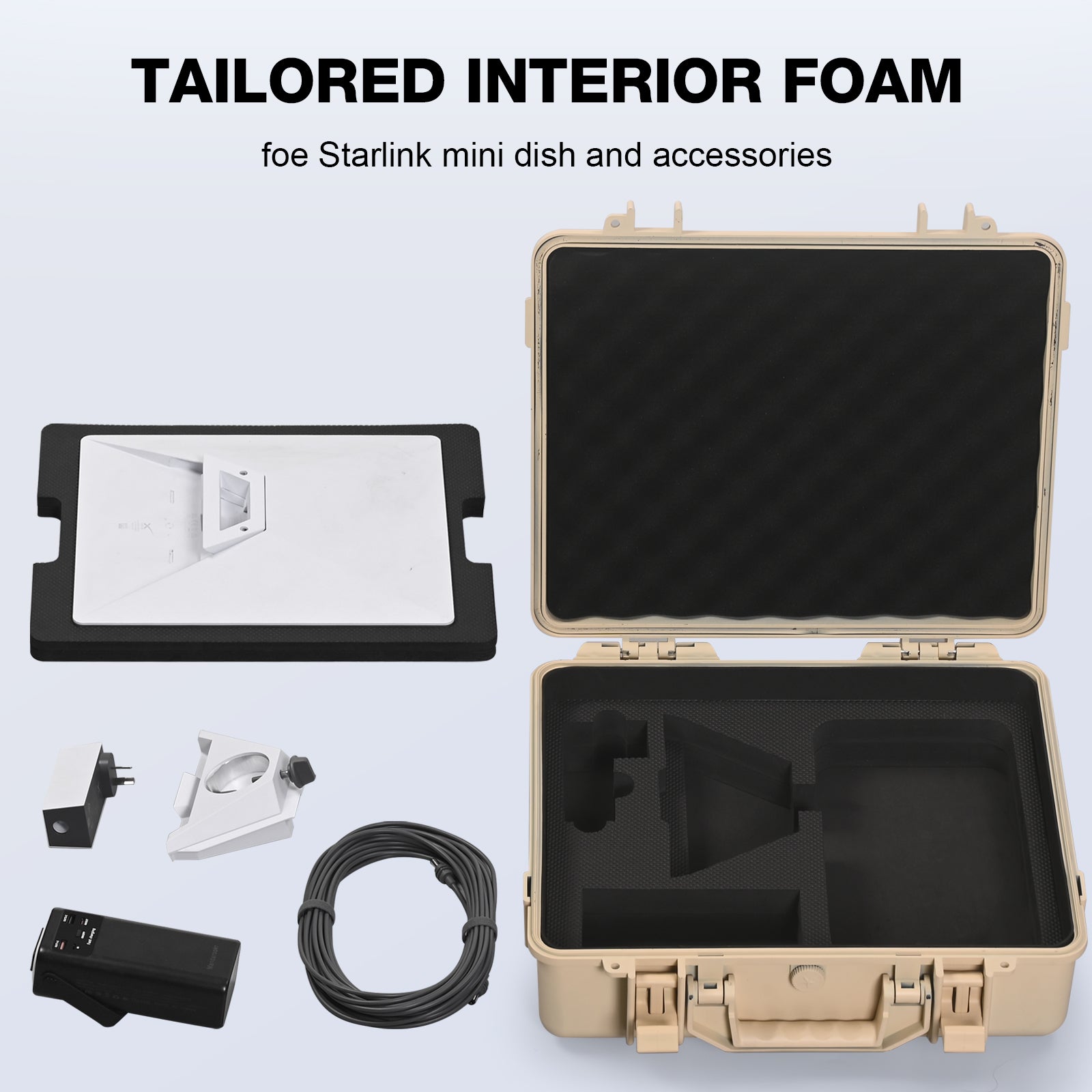 Starlink Mini Case - Waterproof Star link Bag for Travel and Storage | Essential Starlink Mini Accessories Organizer | Premium Star link Travel Case for Outdoor Adventures