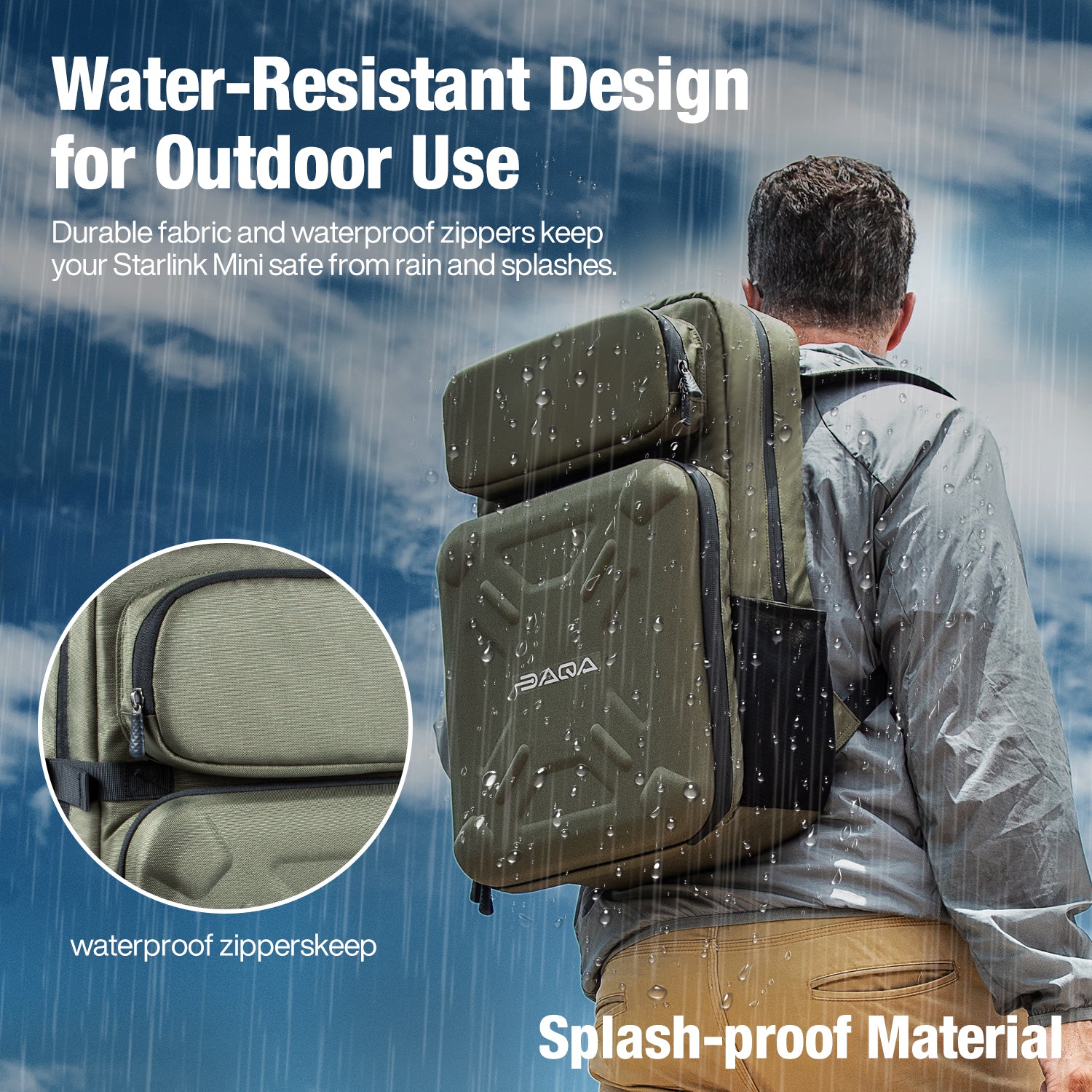 Starlink Mini Backpack with Padded Storage, Large Capacity Star link Mini Case Holder, Travel & Camping Bag for Starlink Accessories