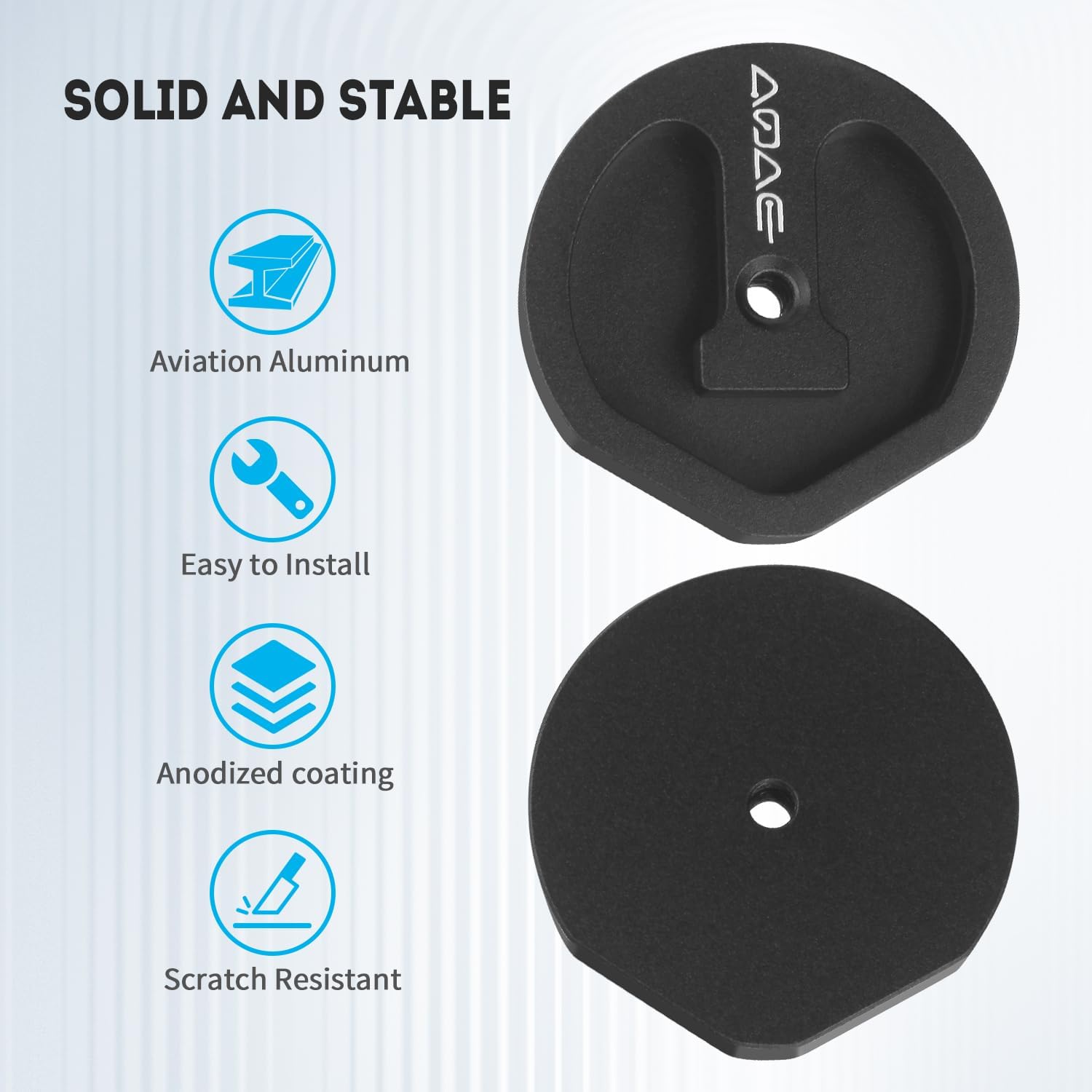 Starlink Mini Tripod Adapter – Universal Mount for 1/4”-20 & 3/8”-16 Tripods, Compatible with Starlink Mini