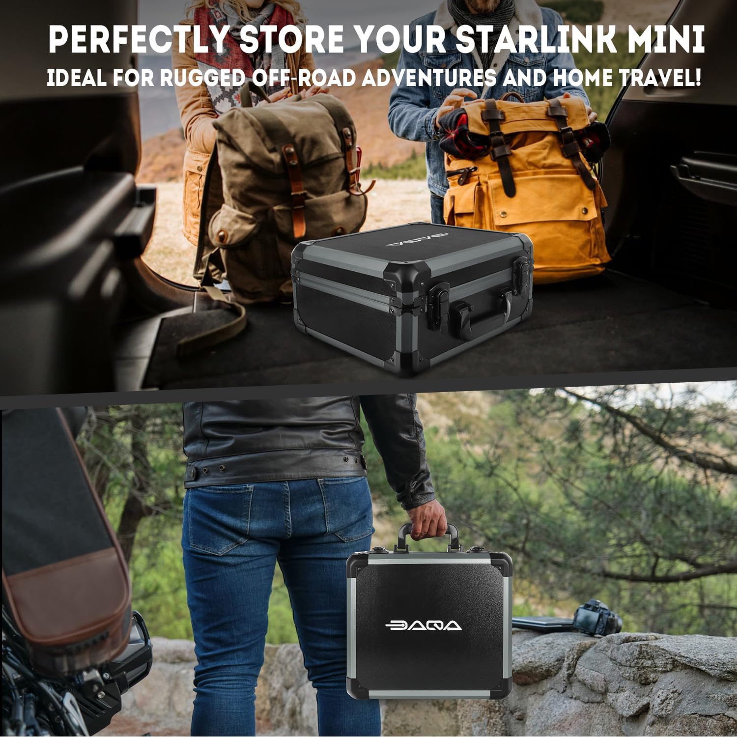 for Starlink Mini Case, Starlink Mini Hard Care with Foam for Starlink Mini Accessories, for Travel and Camping