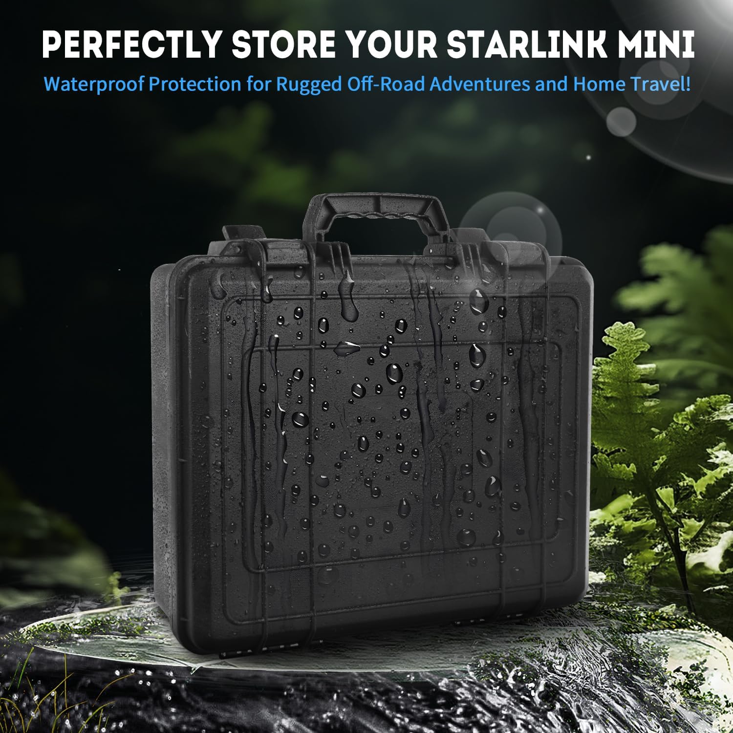 For Starlink Mini Case, Starlink Mini Hard Care with Foam for Starlink Mini Accessories, for Travel and Camping