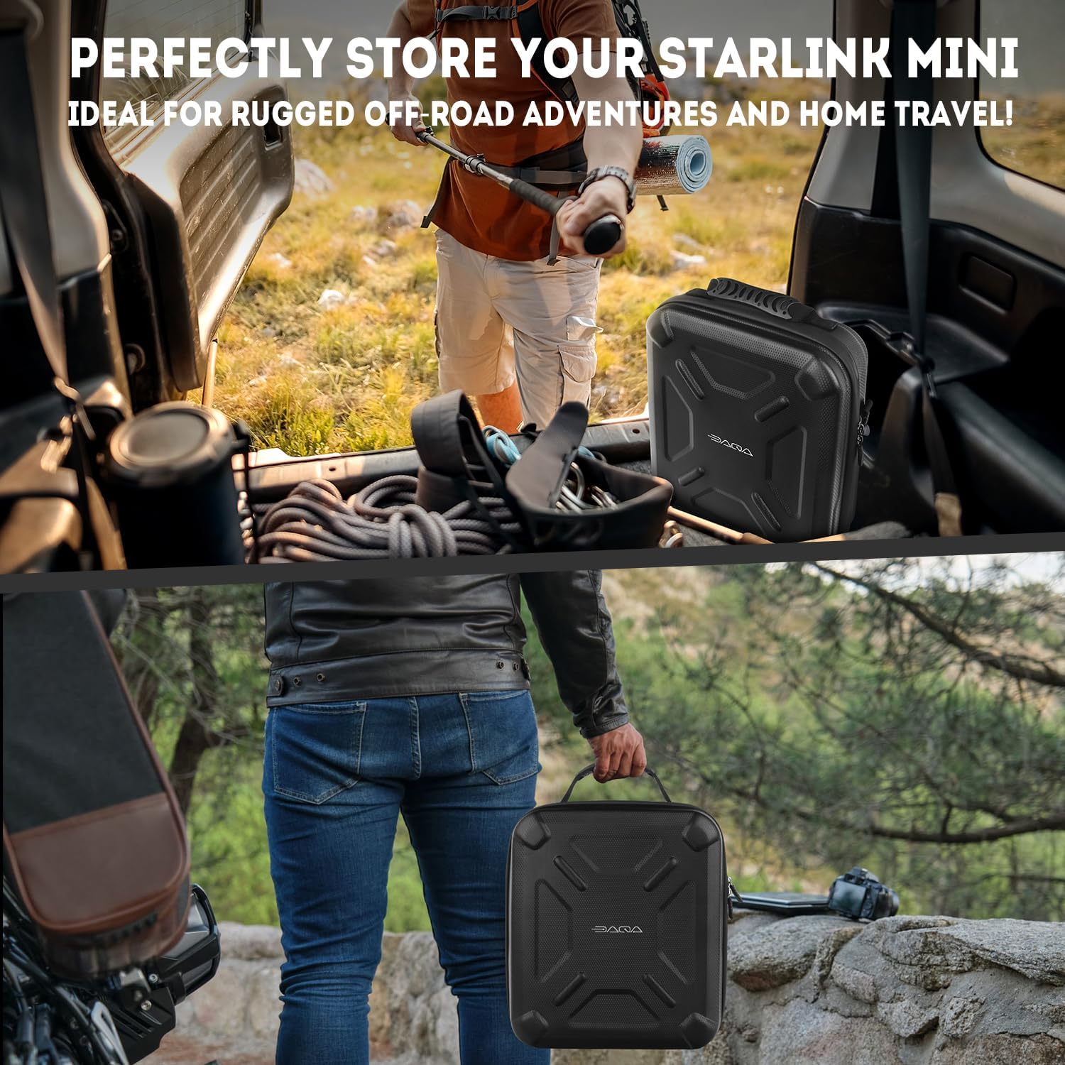 Ultra-Light Starlink Mini Case – Waterproof, Shockproof & Dual Carry Bag