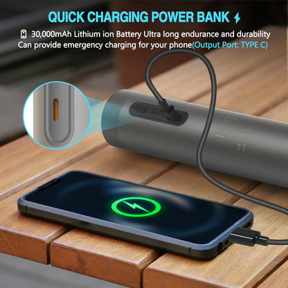 Starlink Mini Mount, with Battery Pack 20V 5A Output, Adjustable Starlink mini Mount for Outdoor & Camping | LED Power Indicator, Type-C Charging Port, Carrying Case Included,