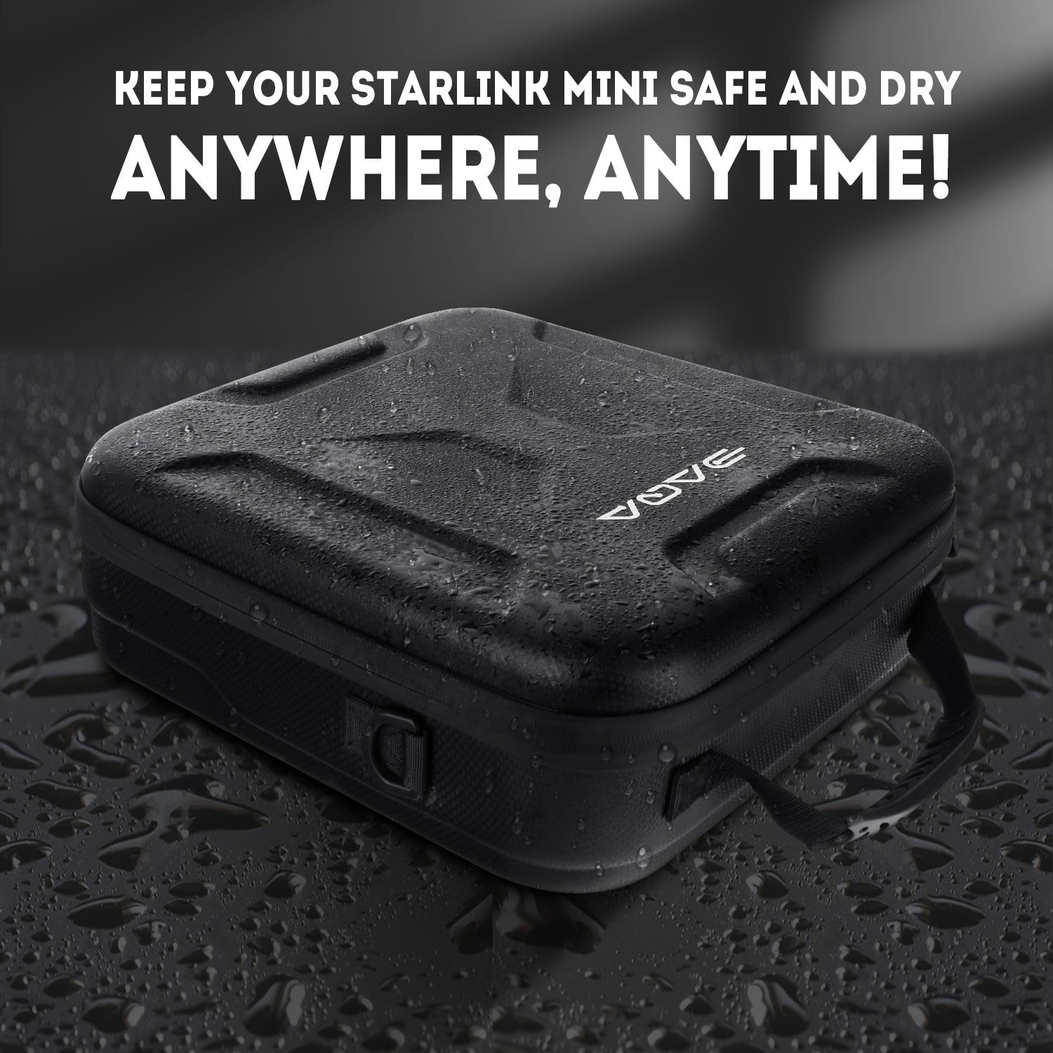 Case for Starlink Mini – Waterproof, Shockproof EVA Starlink Case Shoulder Star link Bag with Dual Carry Options | Ideal Starlink Mini Accessories