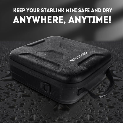 Case for Starlink Mini – Waterproof, Shockproof EVA Starlink Case Shoulder Star link Bag with Dual Carry Options | Ideal Starlink Mini Accessories