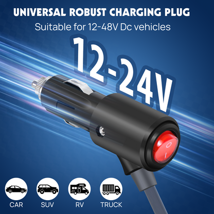 Starlink Mini Car Adapter with Switch- 12V~24V DC Power Cable for Star Link - Compact & Stable Star Link 12v Adapter for Car, RV, Camping, and Off-Grid Use