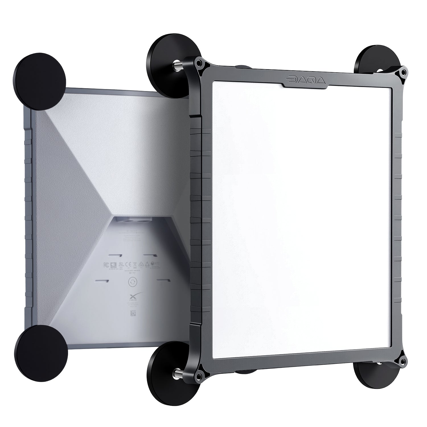 Starlink Mini Magnetic Mount | TPU+PC Case, Travel & Camping Mount for Cars, Trucks, RVs Black