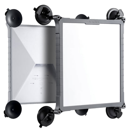 Starlink Mini Suction Cup Mount | TPU+PC Case, Travel & Camping Mount for Cars, Trucks, RVs Gray