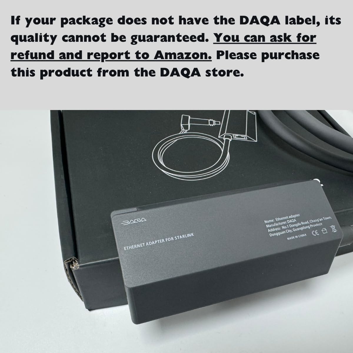 Starlink V2 RJ45 Adapter – Ethernet Connection for Internet Kit & WiFi Router
