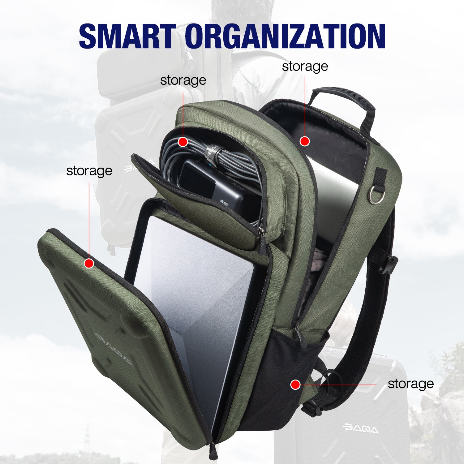 Starlink Mini Backpack with Padded Storage, Large Capacity Star link Mini Case Holder, Travel & Camping Bag for Starlink Accessories