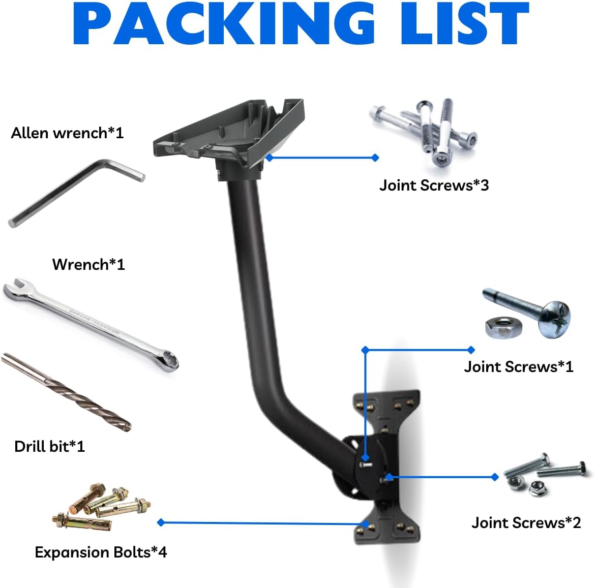 Starlink Gen 3 Mount – Compatible with Pole & Pipe Adapter Kits for Secure Antenna Installation