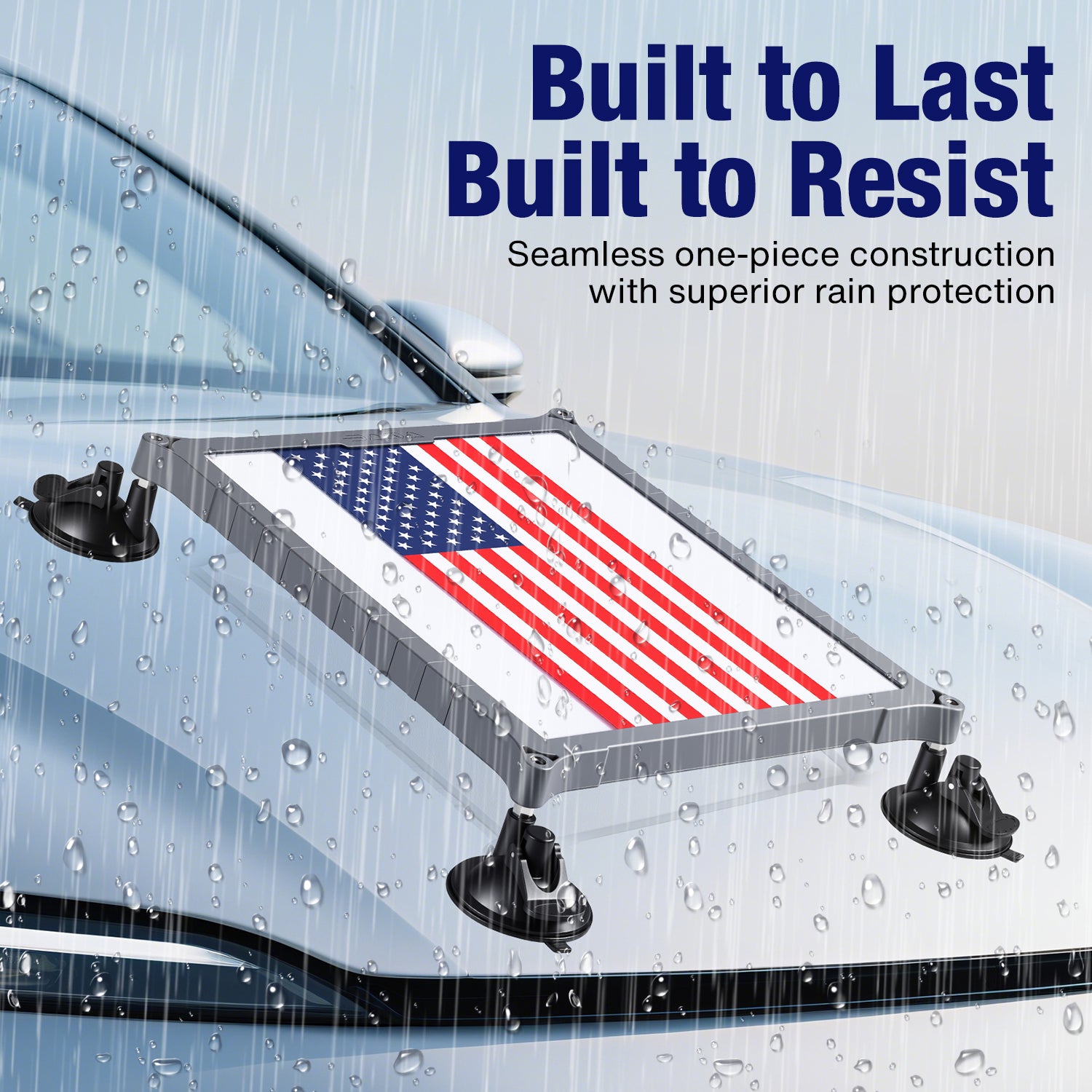 Starlink Mini Suction Cup Mount | TPU+PC Case, Travel & Camping Mount for Cars, Trucks, RVs Gray