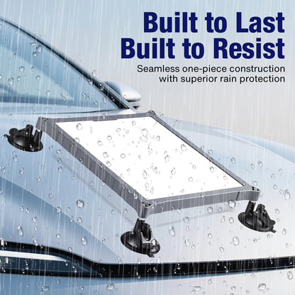 Starlink Mini Suction Cup Mount | TPU+PC Case, Travel & Camping Mount for Cars, Trucks, RVs Gray