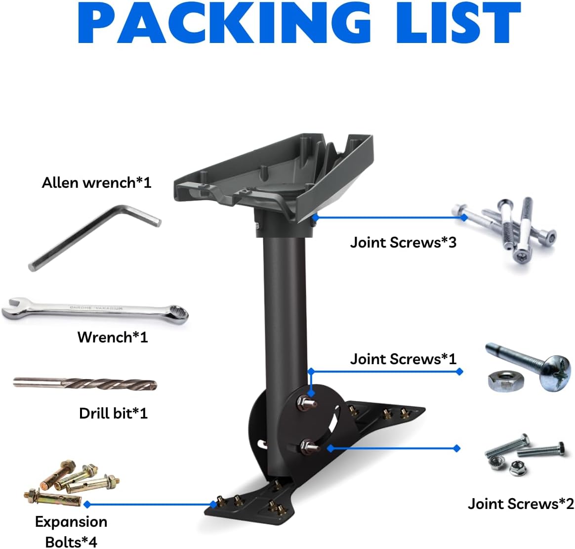 Starlink Gen 3 Mount – Fits Pole & Pipe Adapter Kits for Easy Antenna Setup