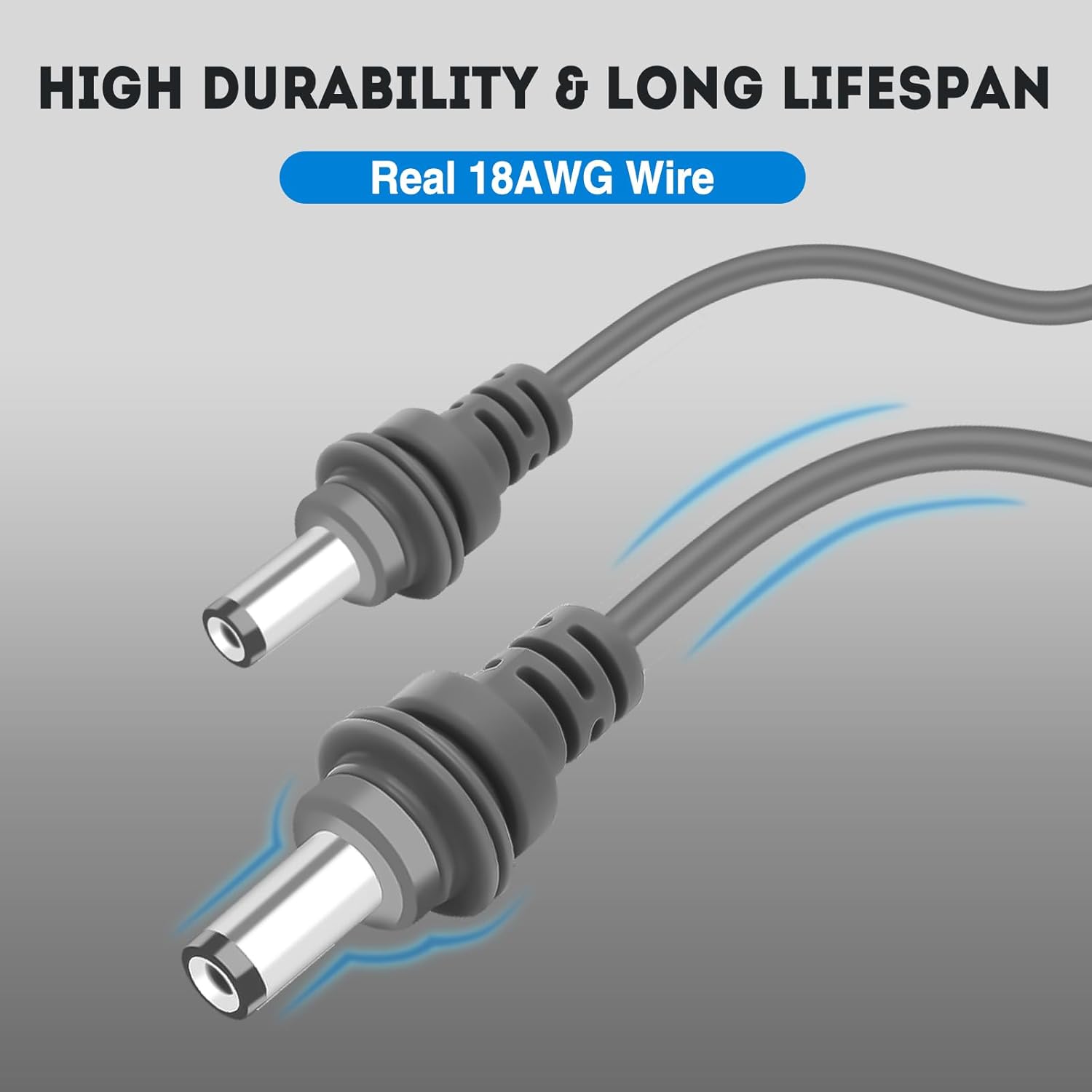 Starlink Mini DC Power Cable, 9.8 FT OEM Replacement, Female-to-Male, Grey, Compatible with Starlink Mini, Power Banks