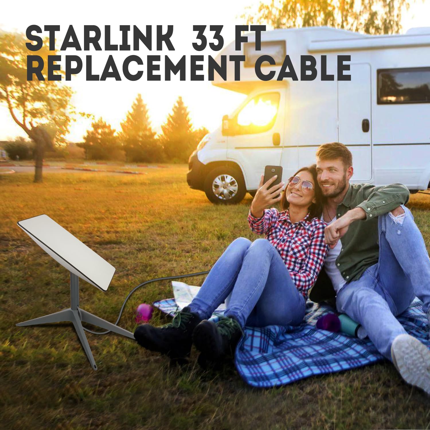 Starlink Cable for Starlink Actuated Gen 2, Star Links Internet Satellite Kit