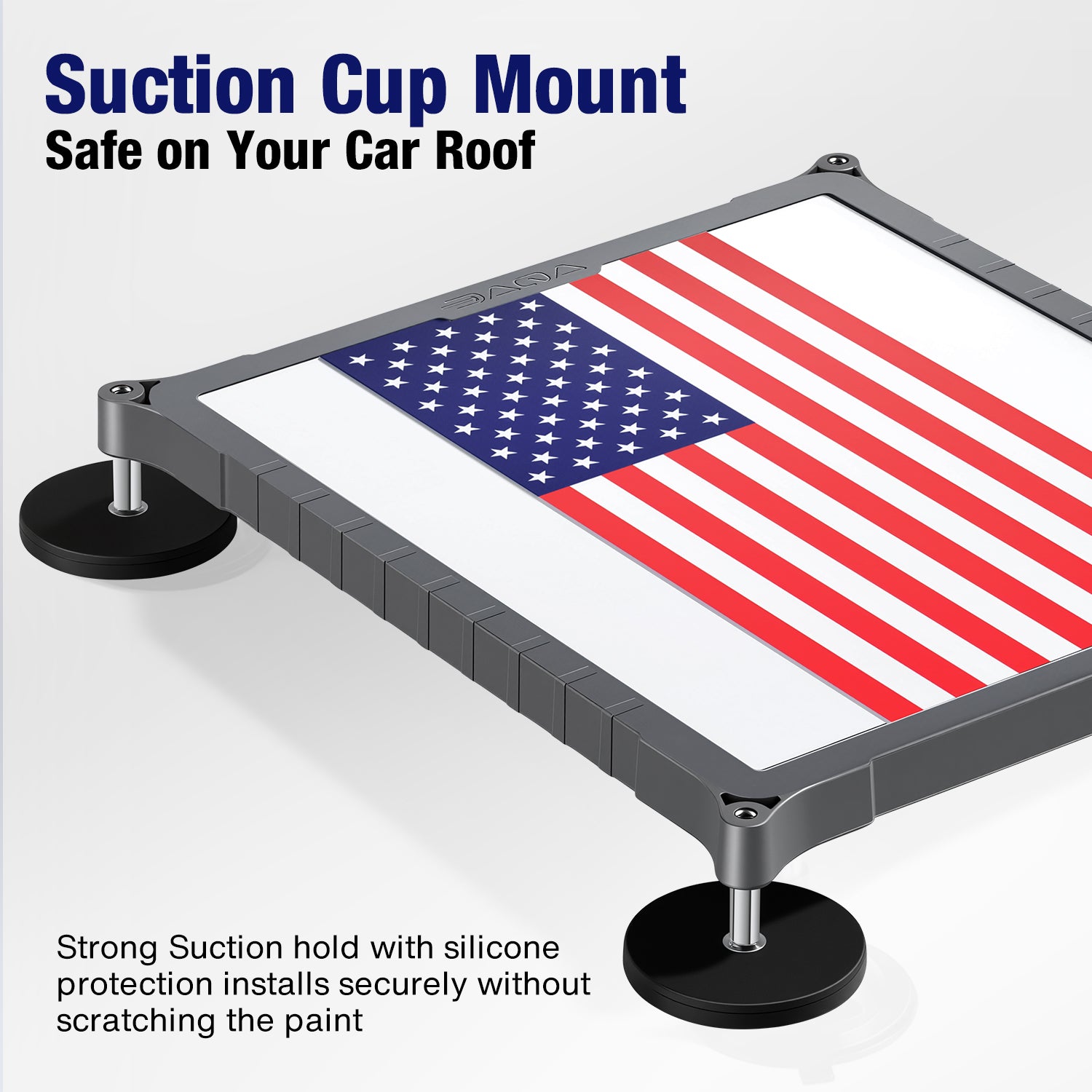 Starlink Mini Magnetic Mount | TPU+PC Case, Travel & Camping Mount for Cars, Trucks, RVs Black